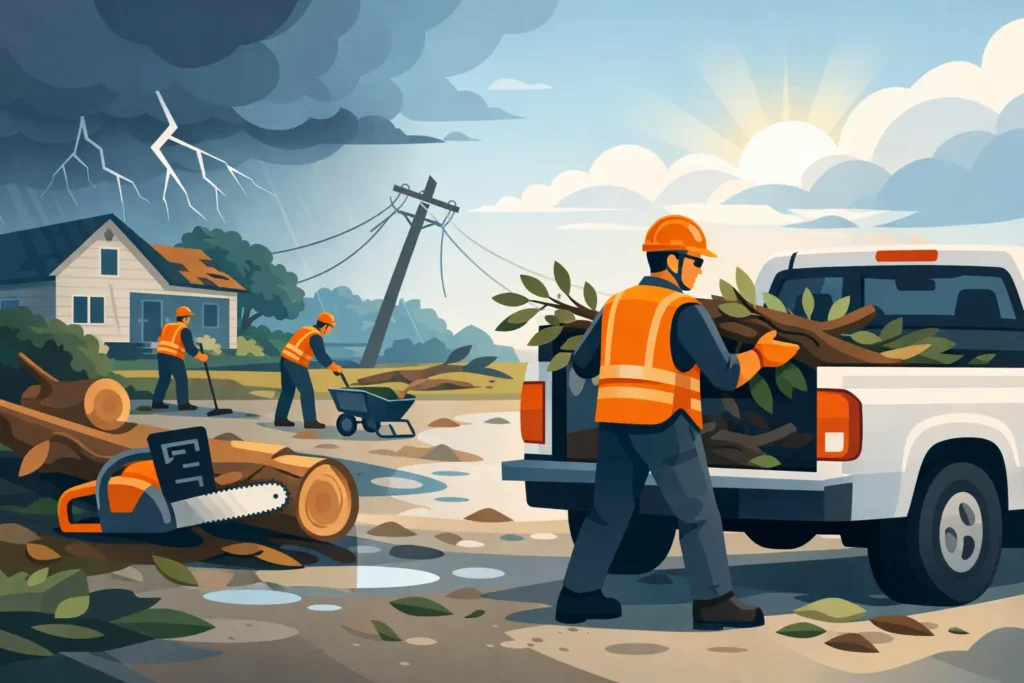 How to Handle Storm Cleanup Safely and Fast