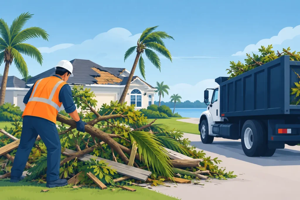 Storm Damage Debris Case Study in Central Florida