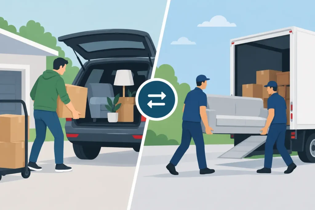 Self Hauling Versus Professional Removal